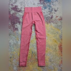 NEW Gymshark Small Seamless Red Heather Leggings